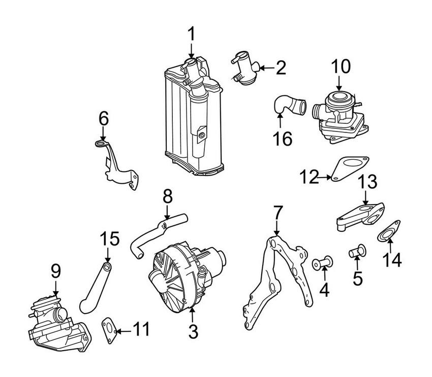 Mercedes Vapor Canister 2214700659 - Genuine Mercedes